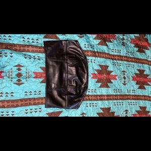 LEATHER STRAPLESS TOP SIZE SMALL